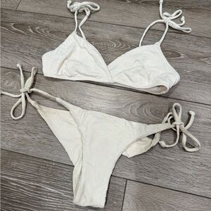 Billabong Off-White Bikini Set